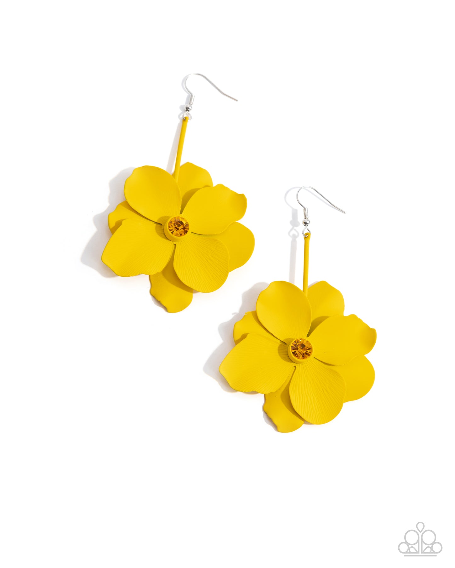 Generous Glisten - Yellow - Paparazzi Earrings