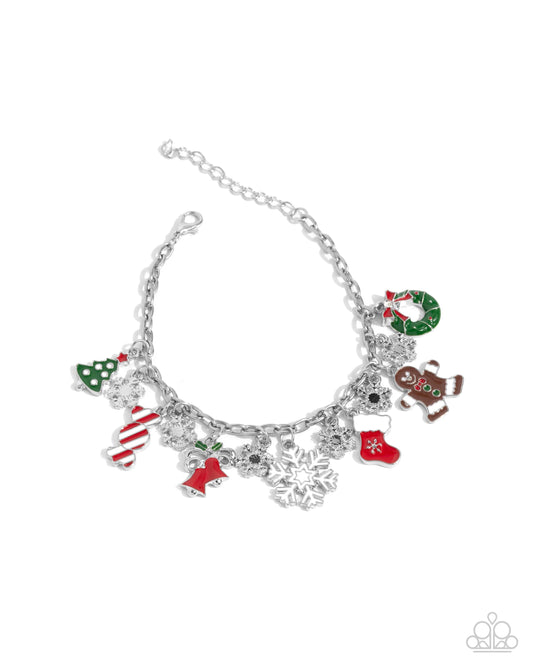 Christmas Cascade - Multi - Paparazzi Bracelet