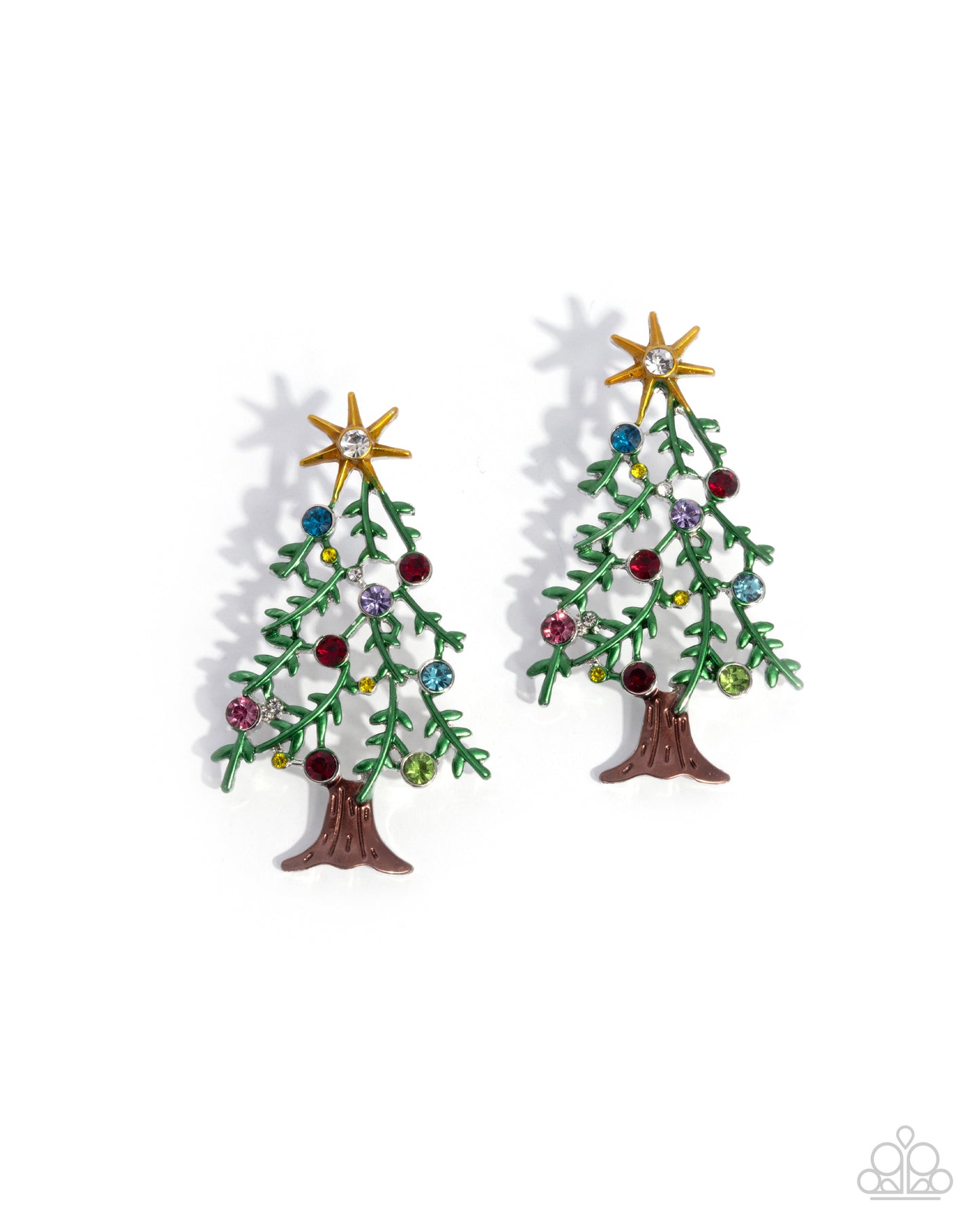 Christmas Credentials - Multi - Paparazzi Earrings