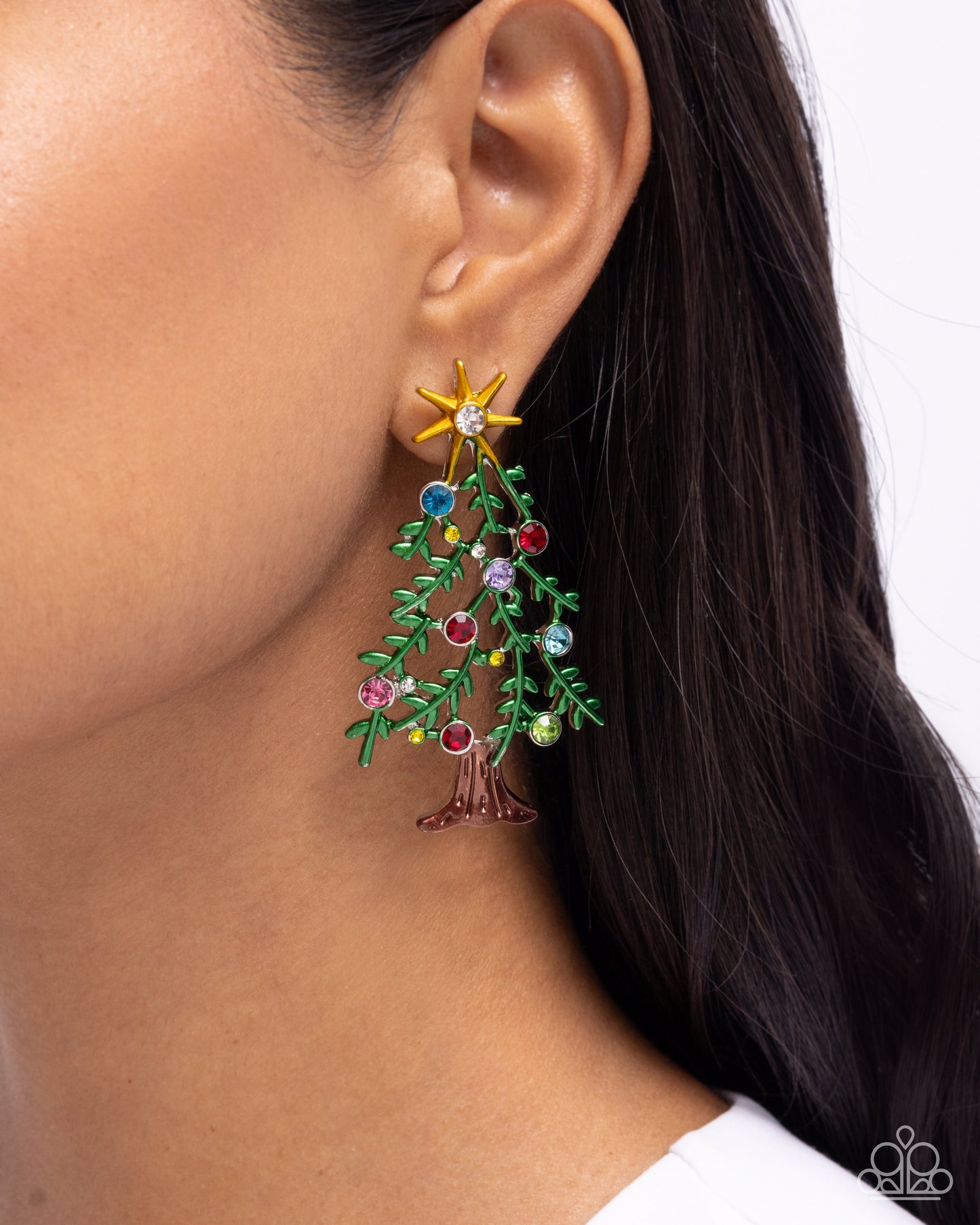 Christmas Credentials - Multi - Paparazzi Earrings