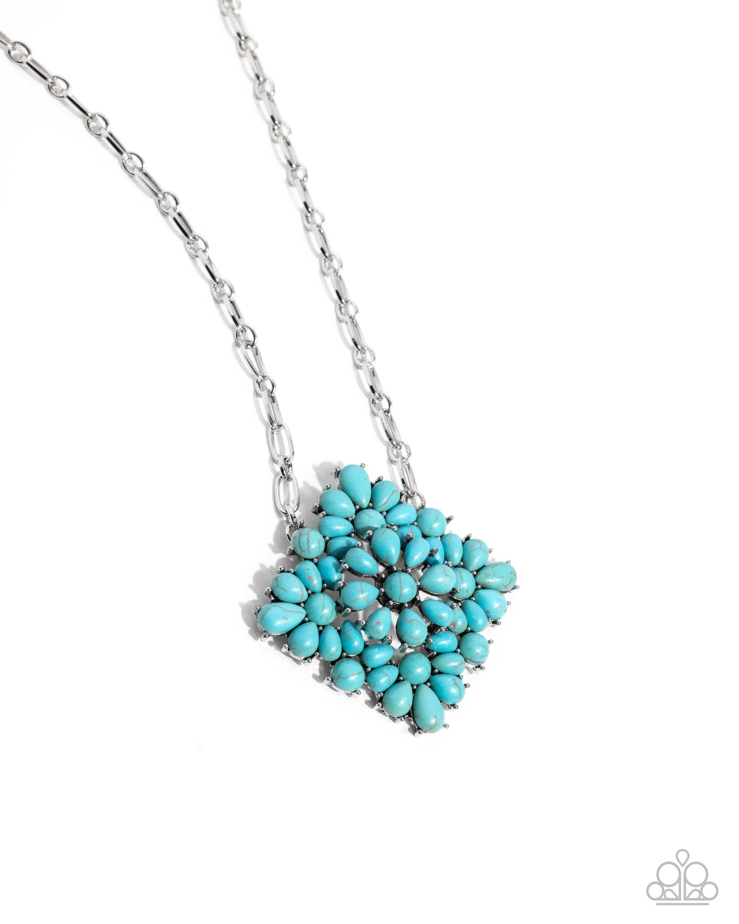 Stony Strength - Blue - Paparazzi Necklace