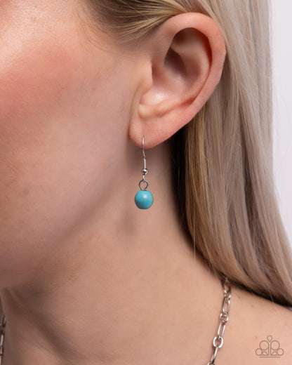 Stony Strength - Blue - Paparazzi Necklace