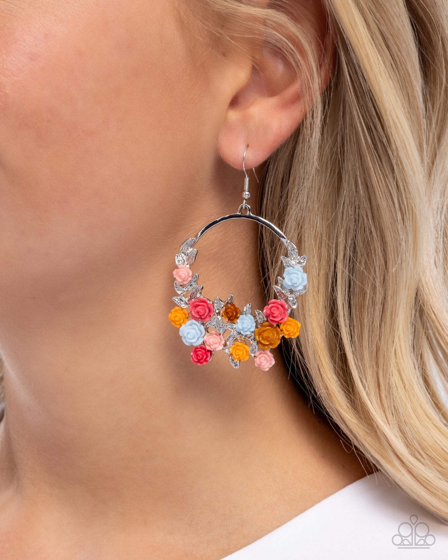 Exceptional Ease - Multi - Paparazzi Earrings