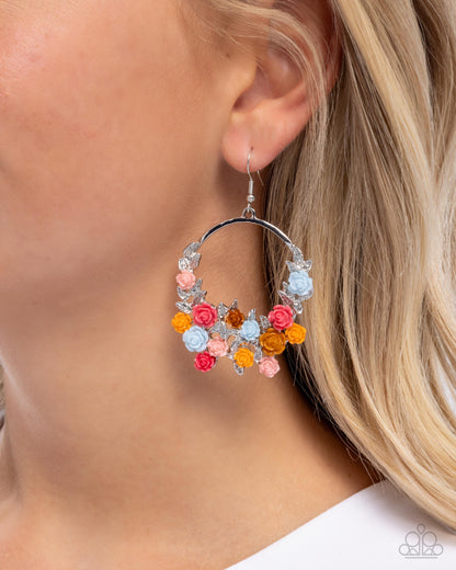 Exceptional Ease - Multi - Paparazzi Earrings