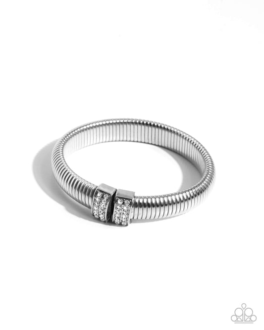 Tailored Transit - White - Paparazzi Bracelet