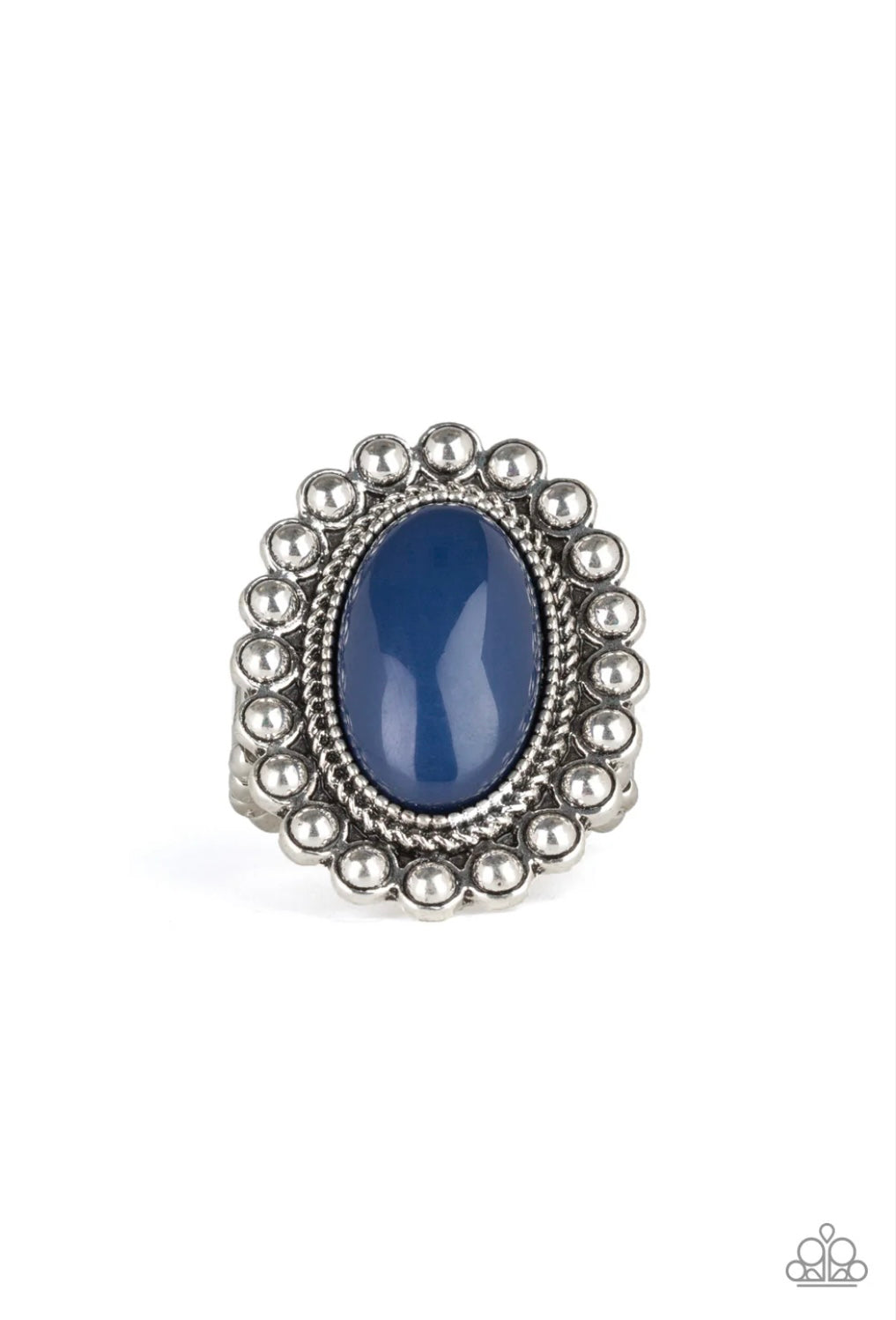 Ready to Pop - Blue - Paparazzi Ring