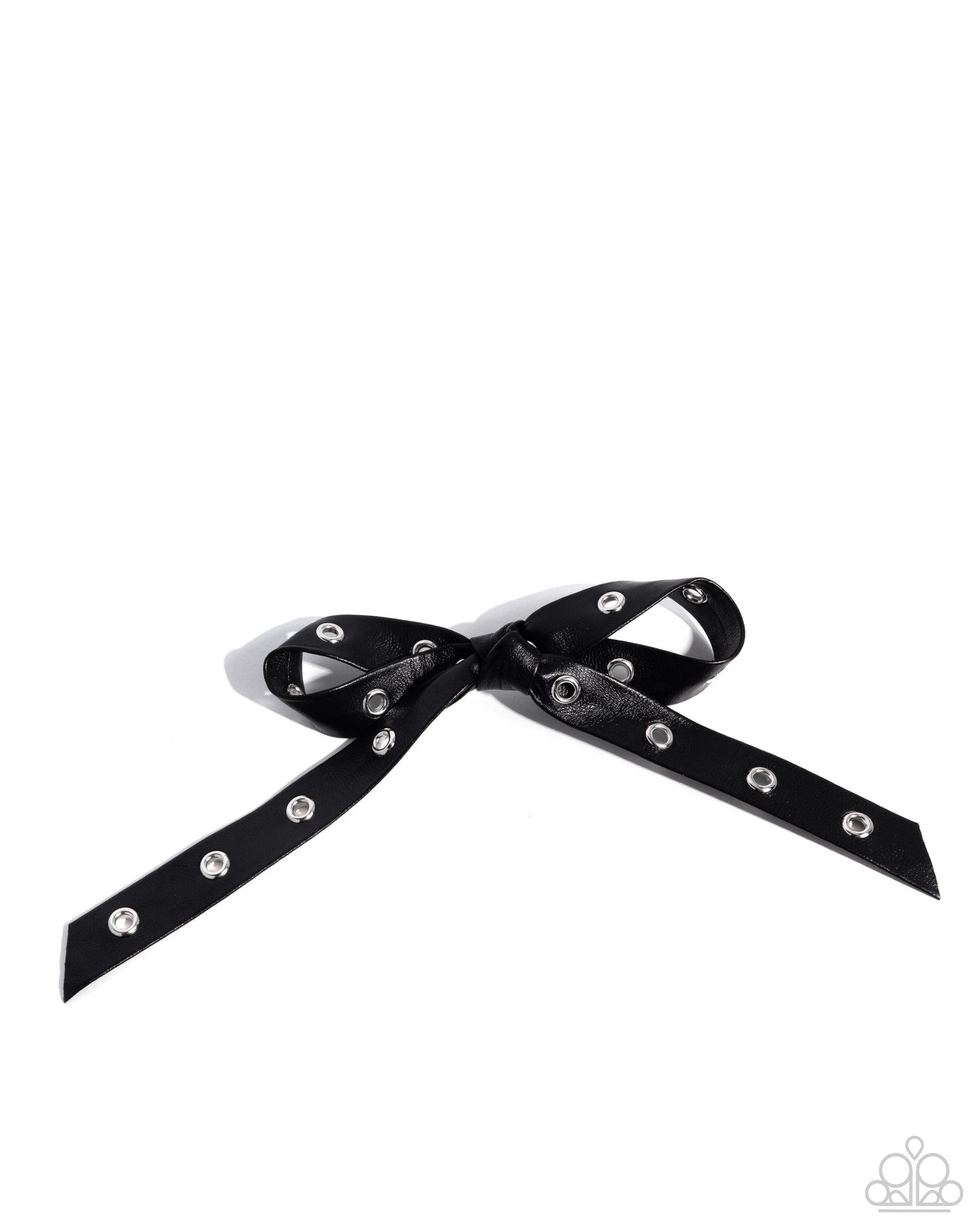 Generous Grommets - Black - Paparazzi Hair Bow