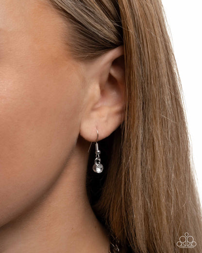 Uncle Sam Stars - White - Paparazzi Necklace