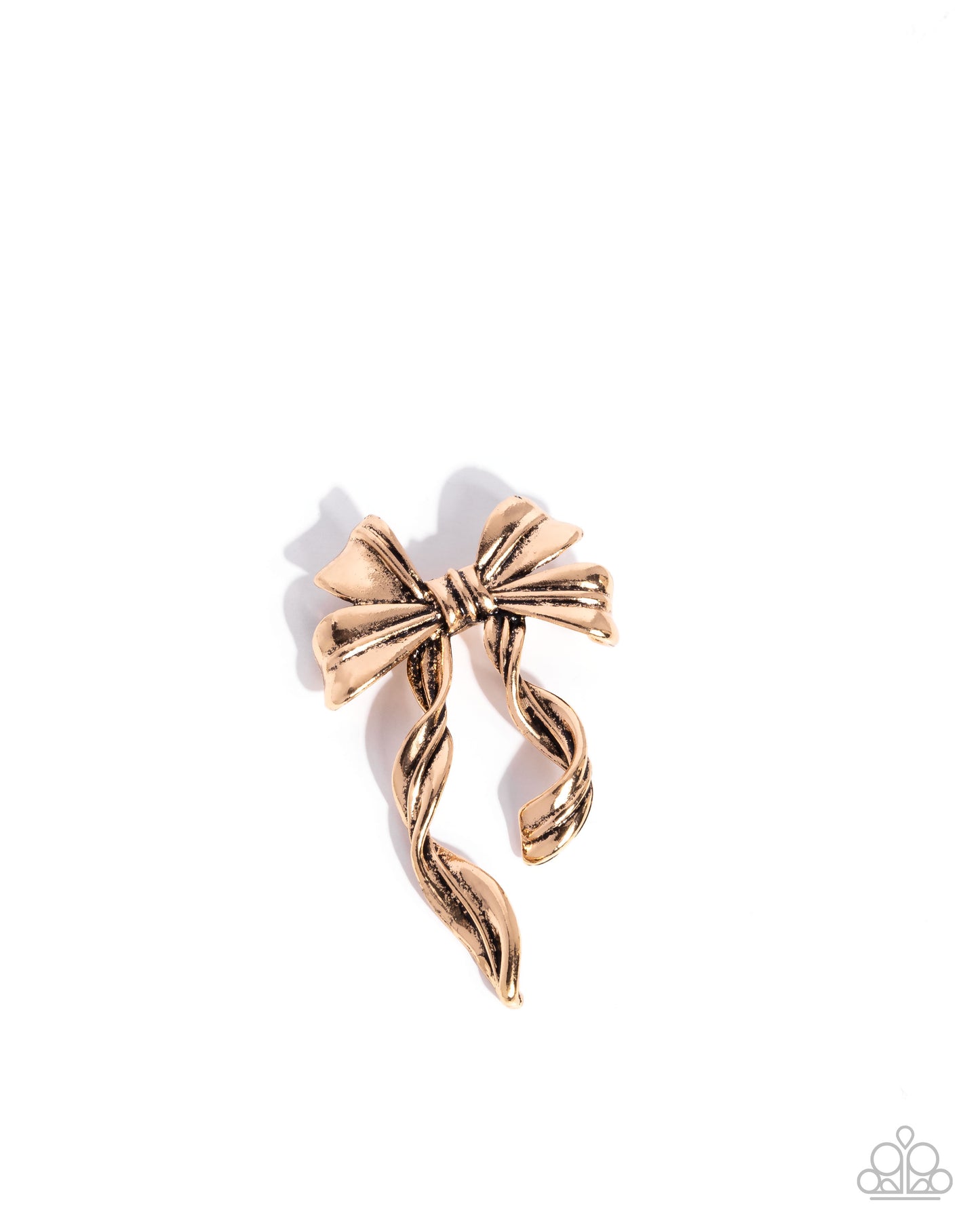 Bow Bonanza - Gold - Paparazzi Brooch