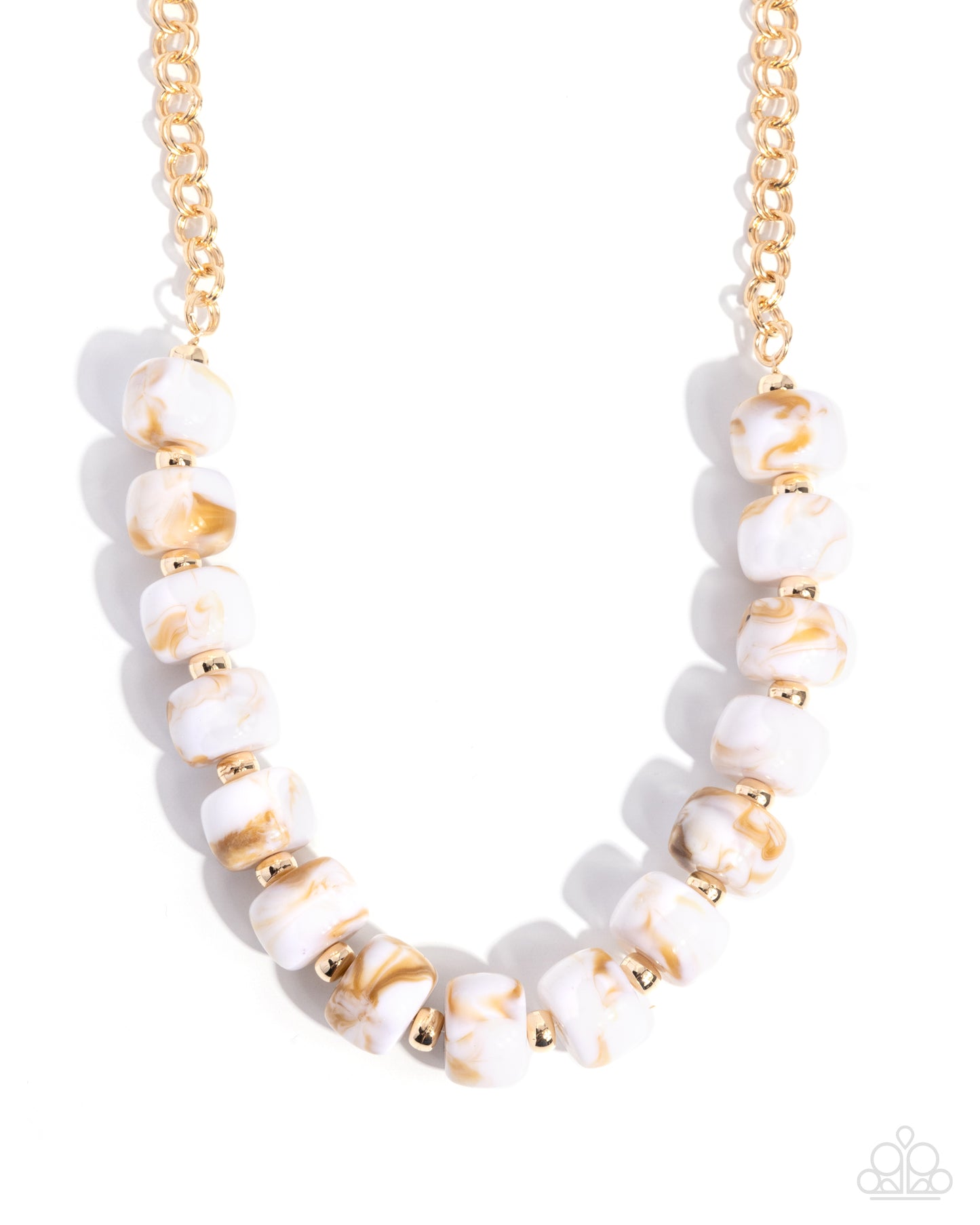 Swirled Serenity - Brown - Paparazzi Necklace