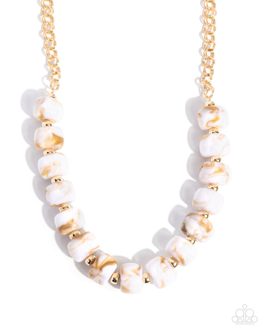 Swirled Serenity - Brown - Paparazzi Necklace