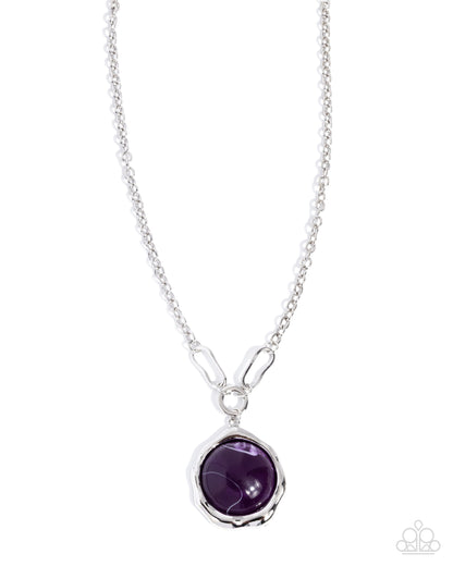 Symphonic Sheen - Purple - Paparazzi Necklace