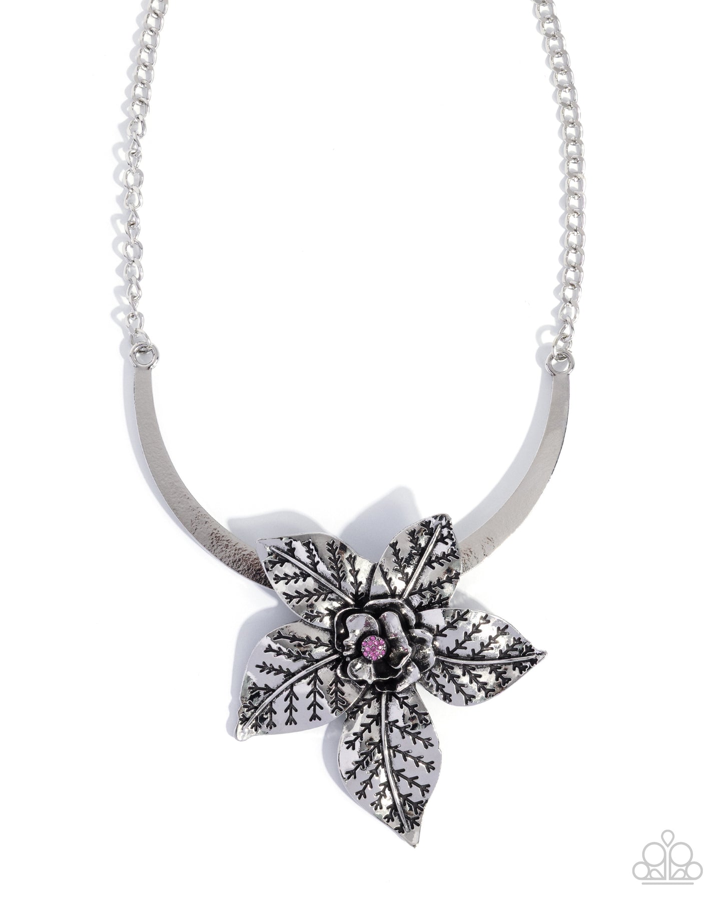 Botanical Broadcast - Pink - Paparazzi Necklace