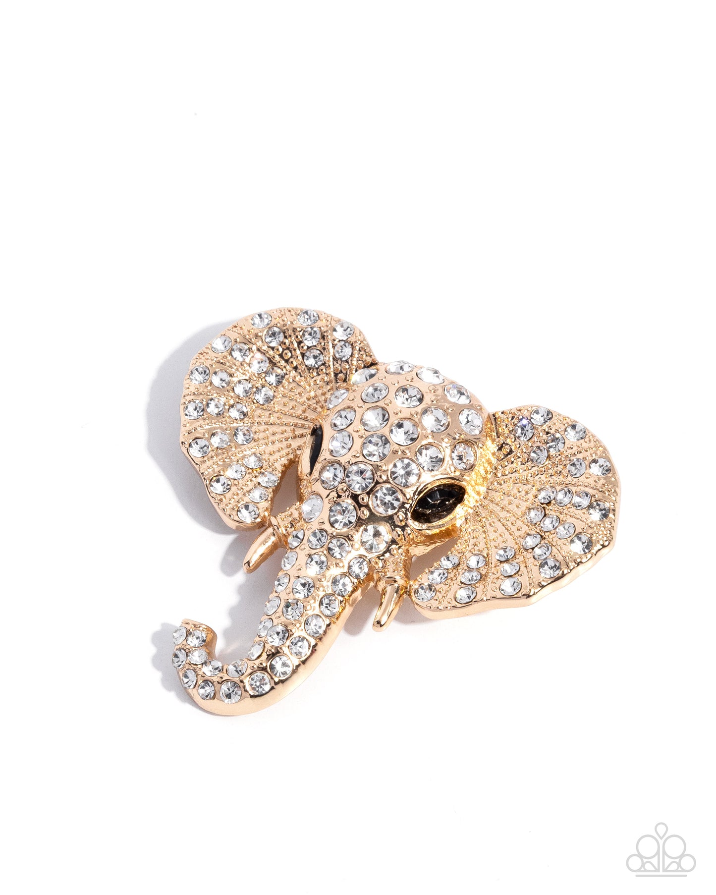 Elephant Empathy - Gold - Paparazzi Brooch