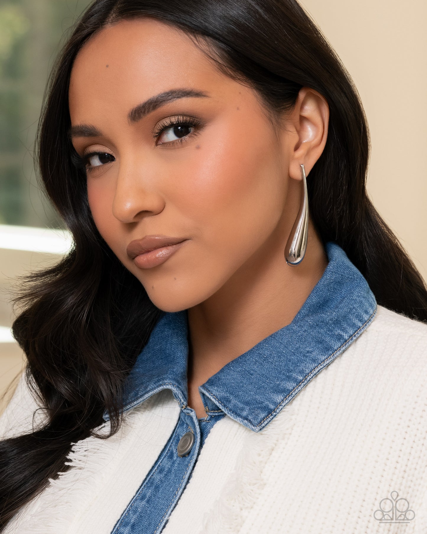 Coming Soon - Elongated Effort - Silver - Paparazzi Earrings