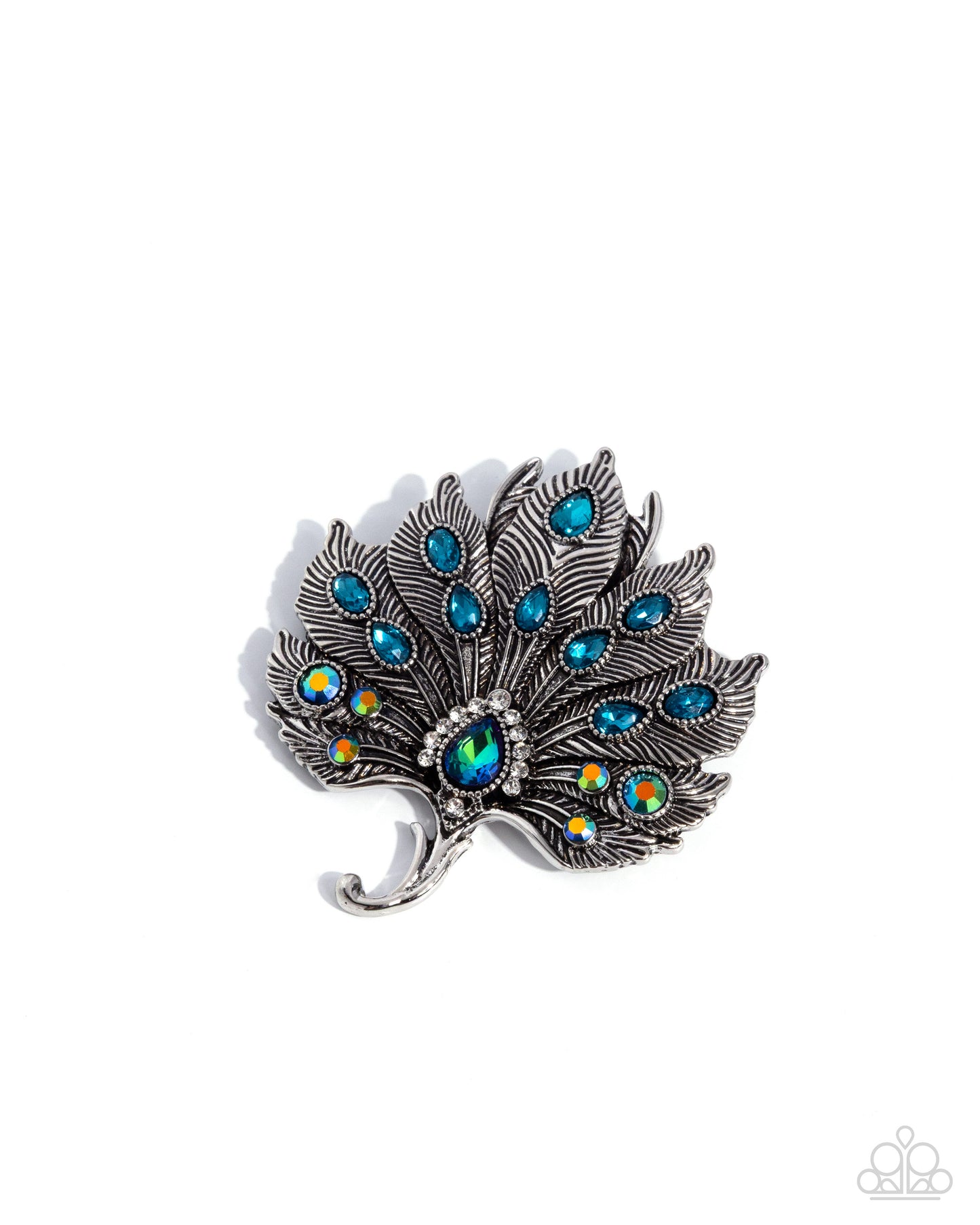 Coming Soon - Perfect Peacock - Green - Paparazzi Brooch