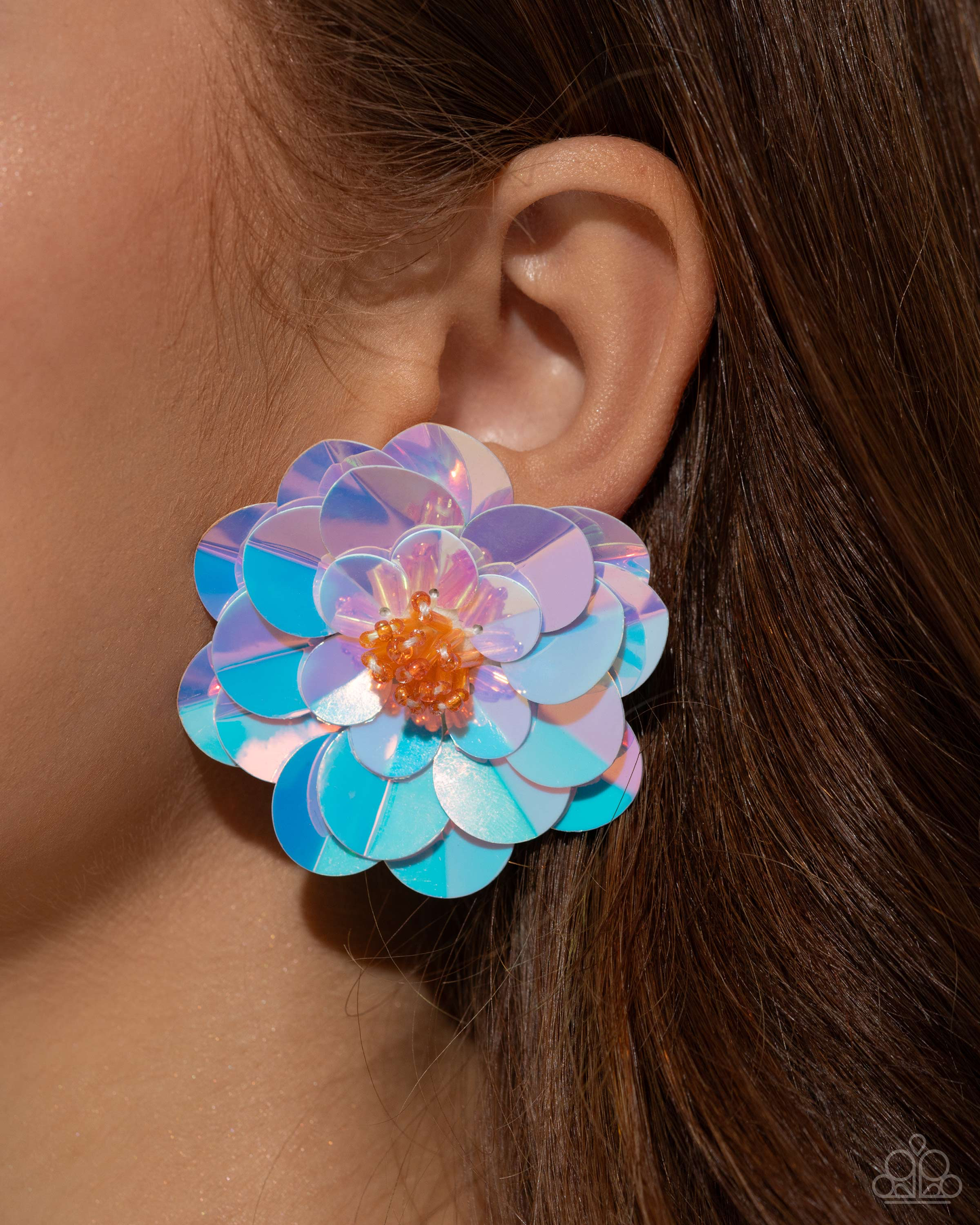 Floating Florals - Multi - Paparazzi Earrings