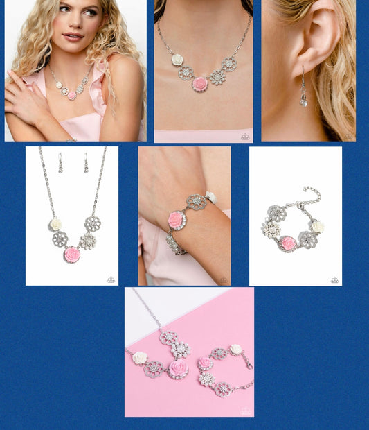 Tea Party Favors - Pink and Tea Party Theme - Pink - Paparazzi Necklace and Bracelet Set