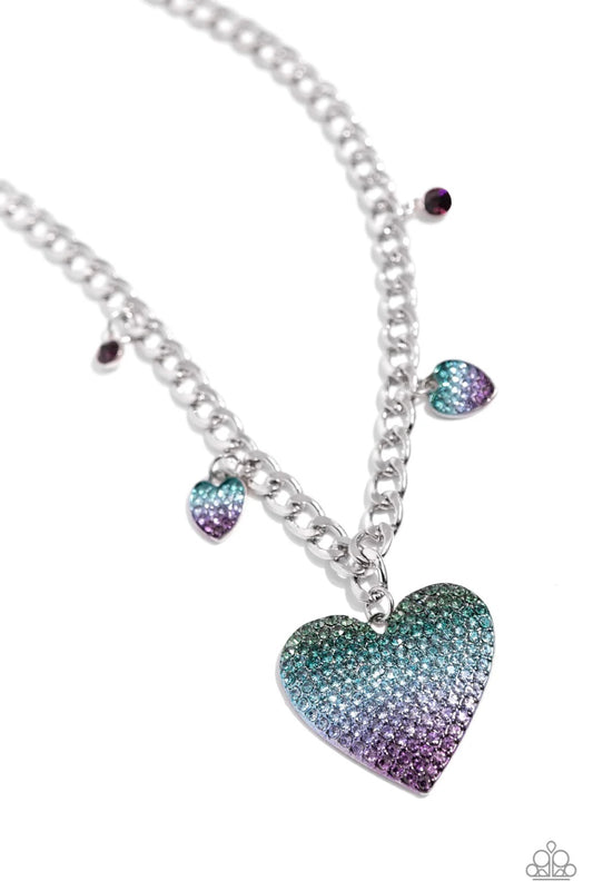 For the Most HEART - Purple Paparazzi Necklace