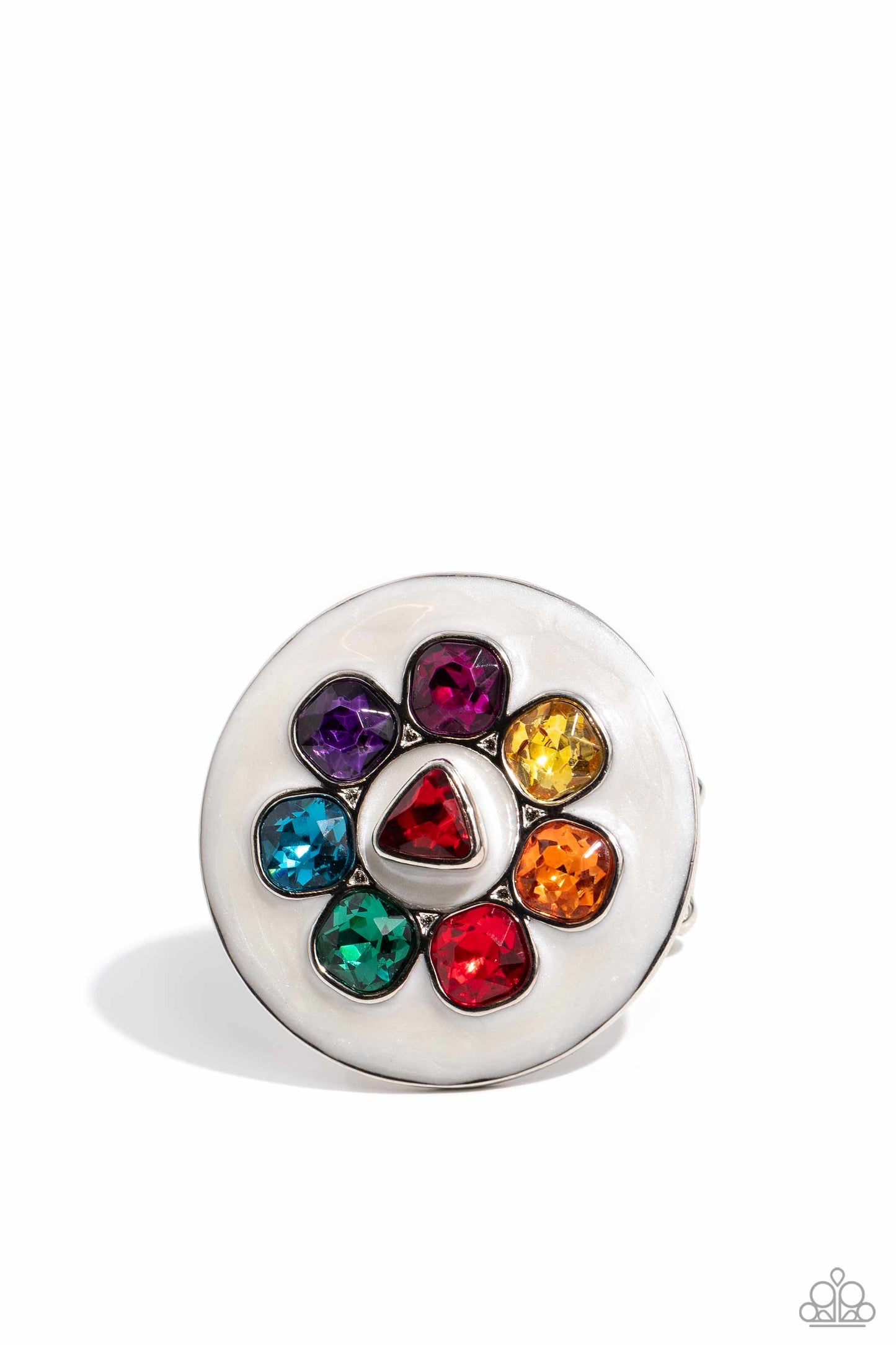 Captivating Centerpiece - Multi Paparazzi Ring