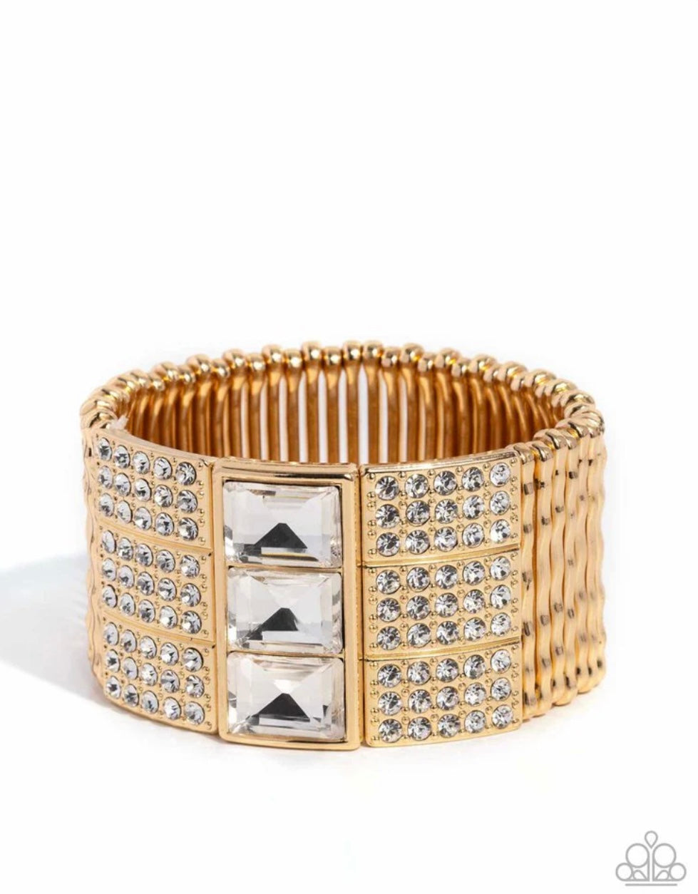 Dramatic Diva - Gold - Paparazzi Bracelet (2024 June LOP)