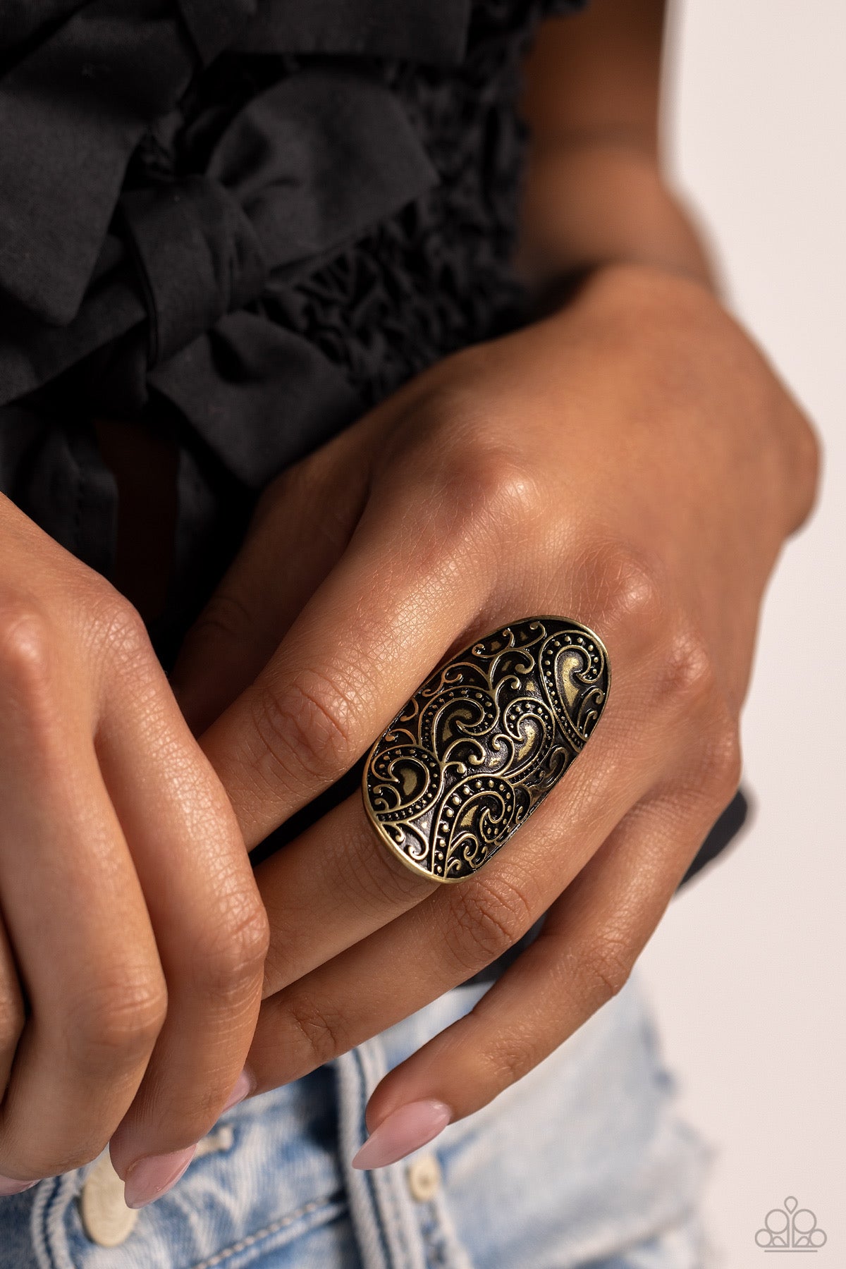 PAISLEY for You - Brass Paparazzi Ring