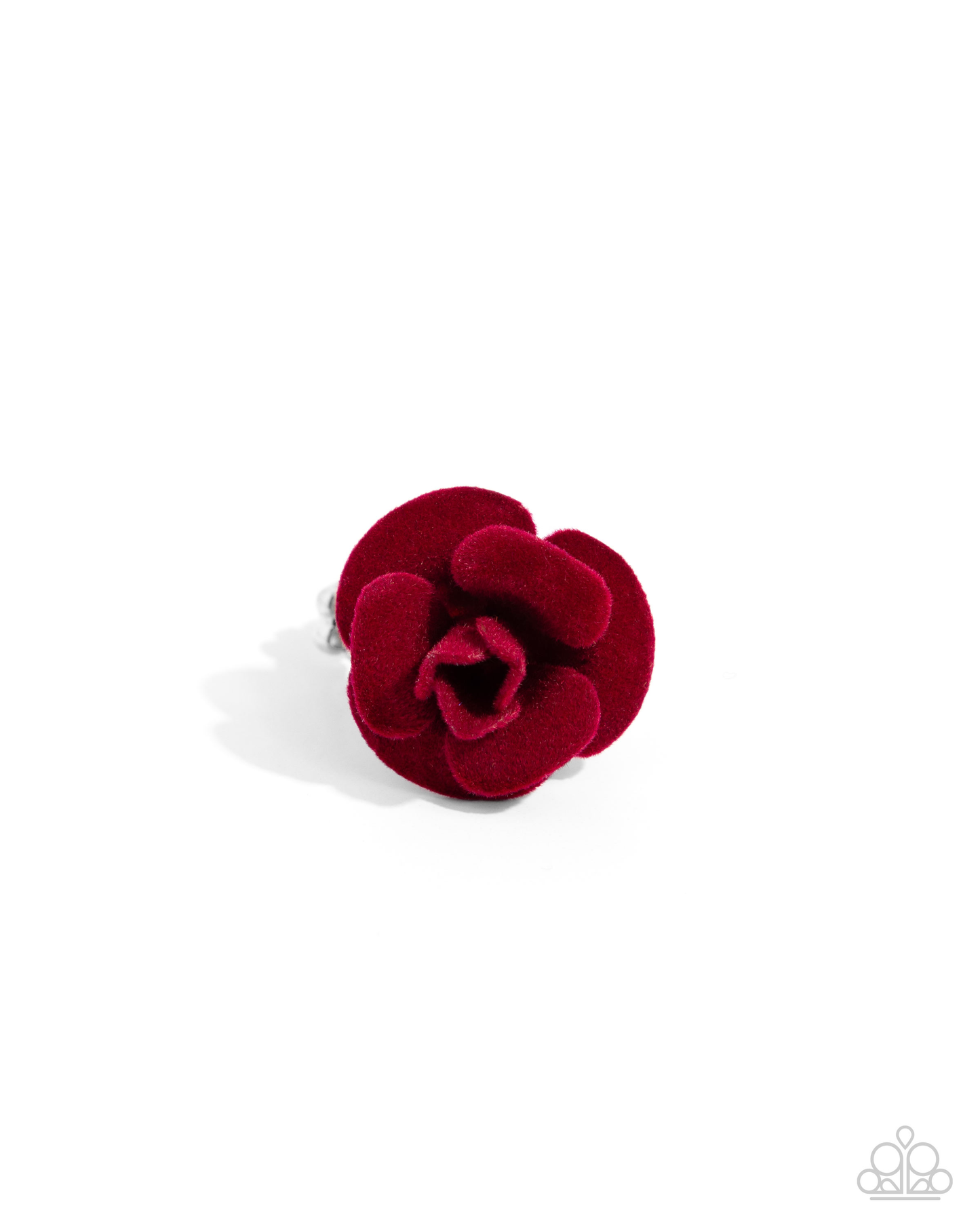 Relaxed Rosette - Red - Paparazzi Ring