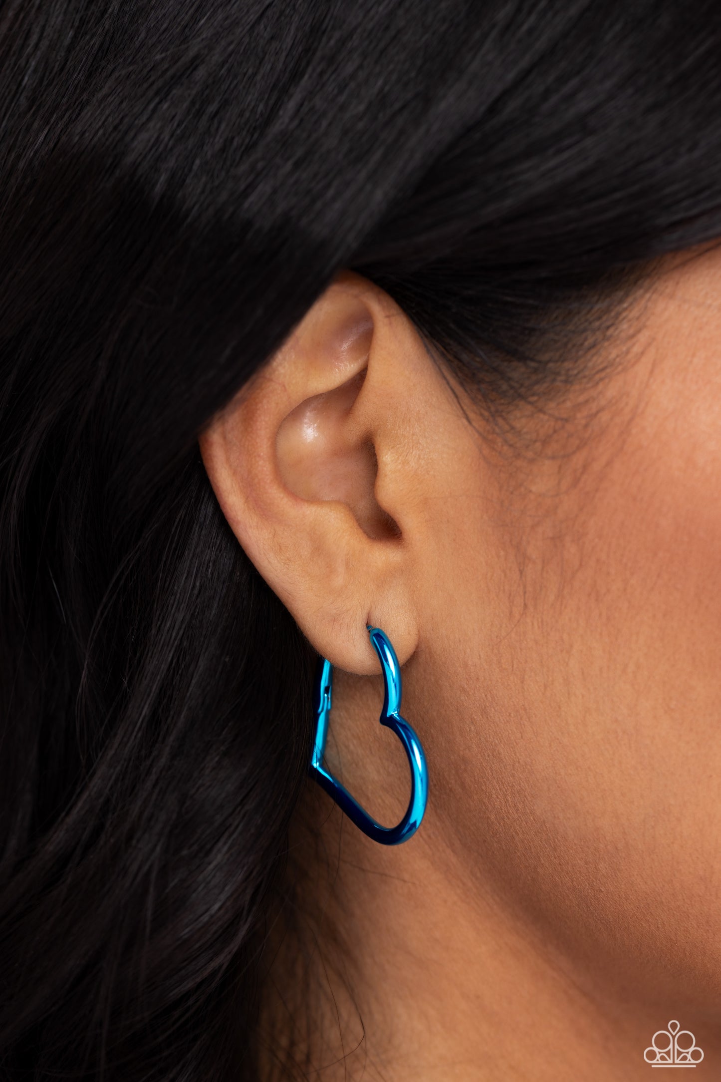 Loving Legend - Blue Paparazzi Earrings