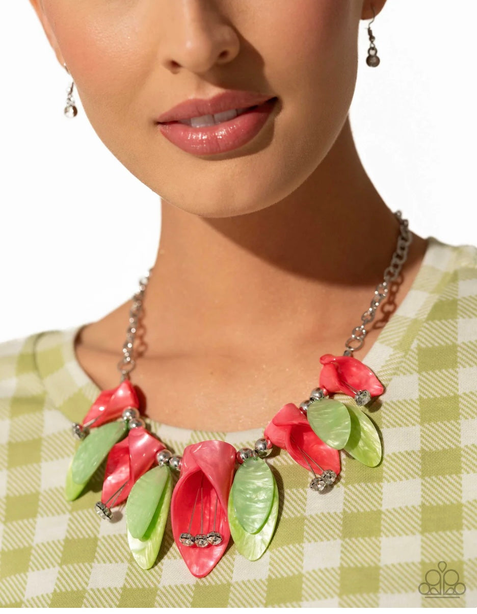 Garden Gaze Multi Necklace - Paparazzi Necklace (2024 June LOP)