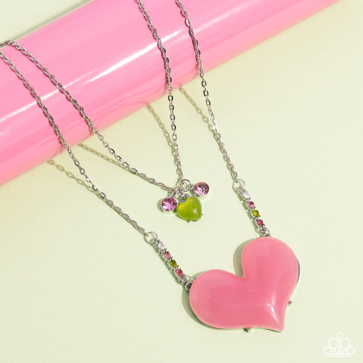 Heart-Racing Recognition - Pink Paparazzi Necklace