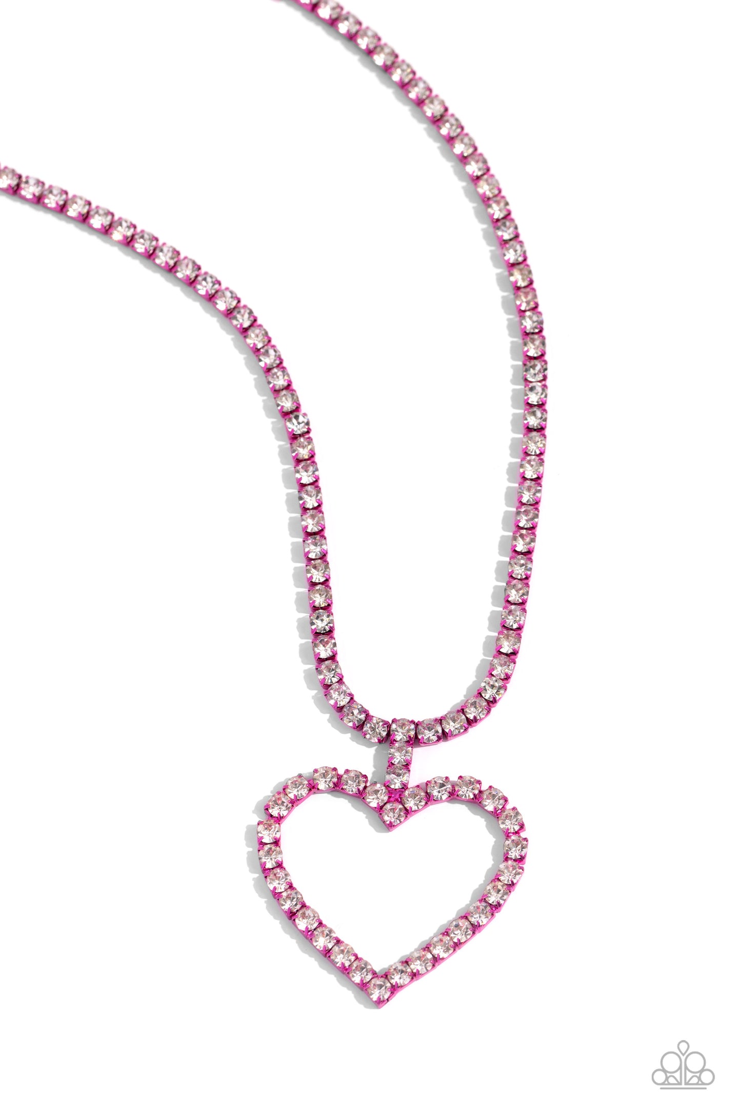 Flirting Fancy - Pink - Paparazzi Necklace