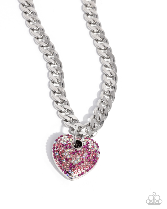 Ardent Affection - Pink - Paparazzi Necklace (Black Friday)