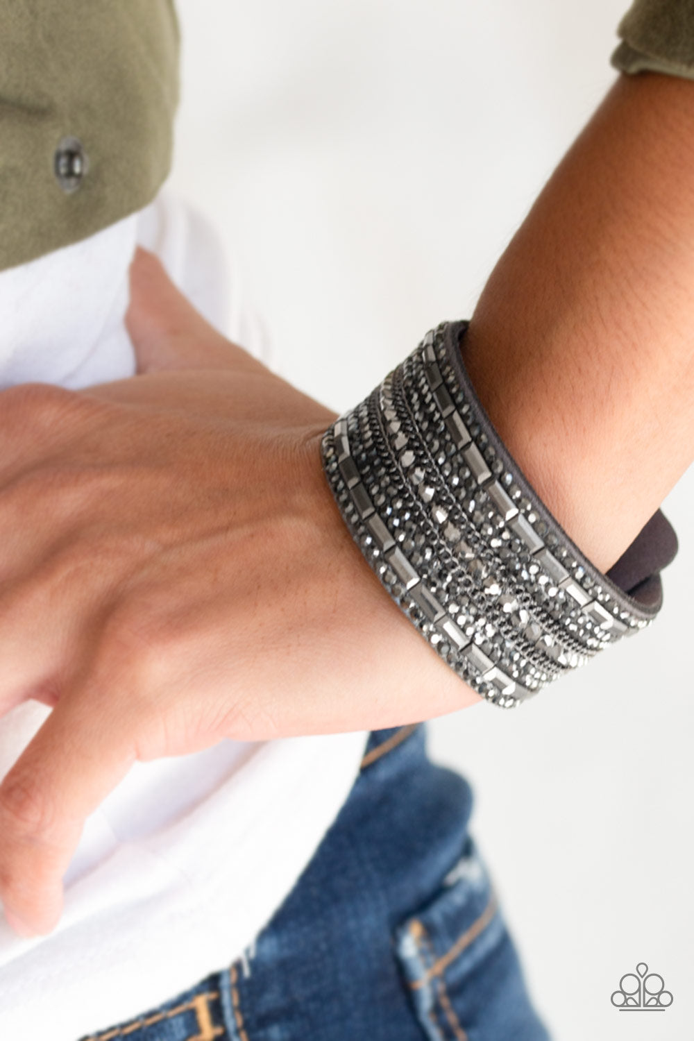 Rebel Radiance - Silver - Paparazzi Bracelet