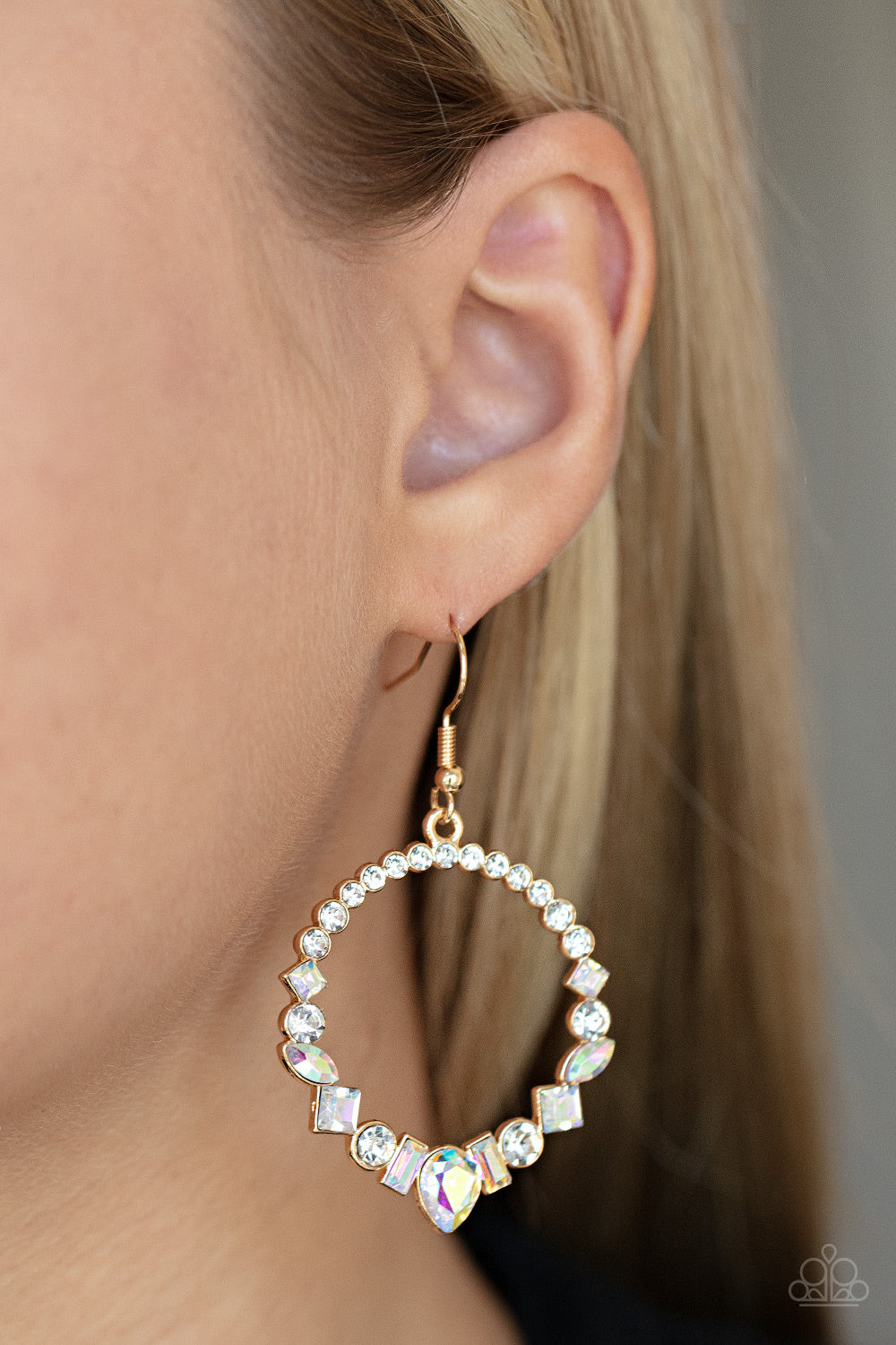 Revolutionary Refinement - Gold - Paparazzi Earrings