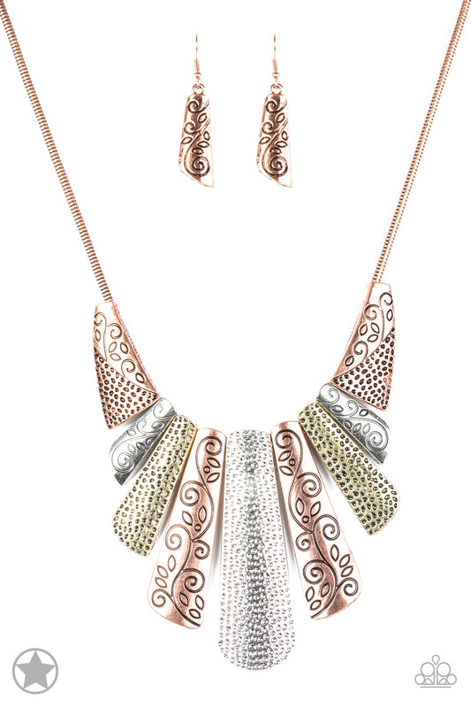 Untamed Copper - Paparazzi Necklace