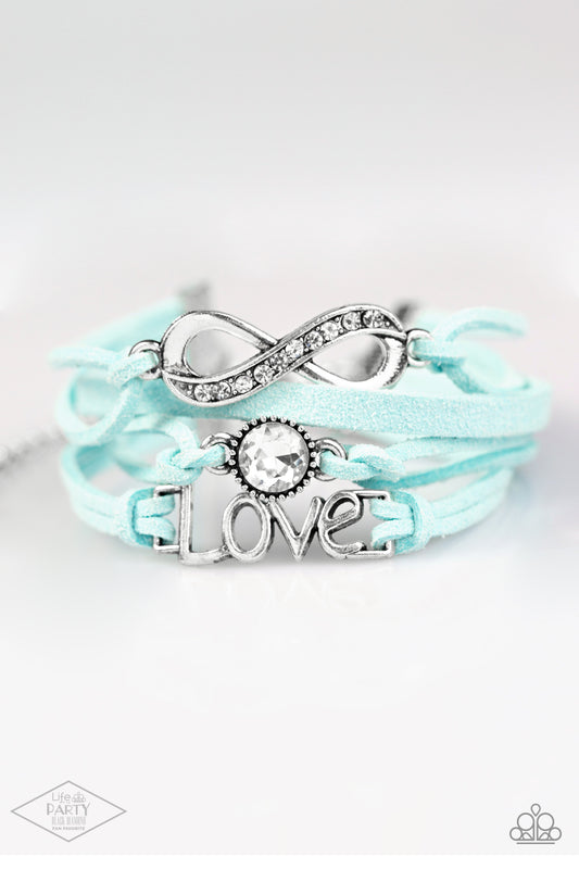 Infinitely Irresistible - Blue - Paparazzi Bracelet