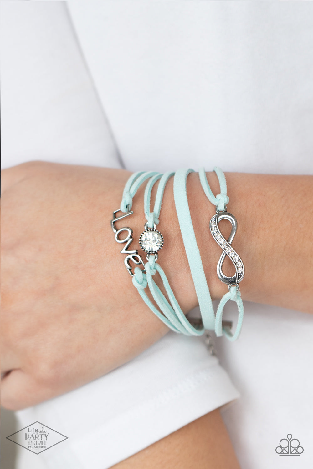 Infinitely Irresistible - Blue - Paparazzi Bracelet