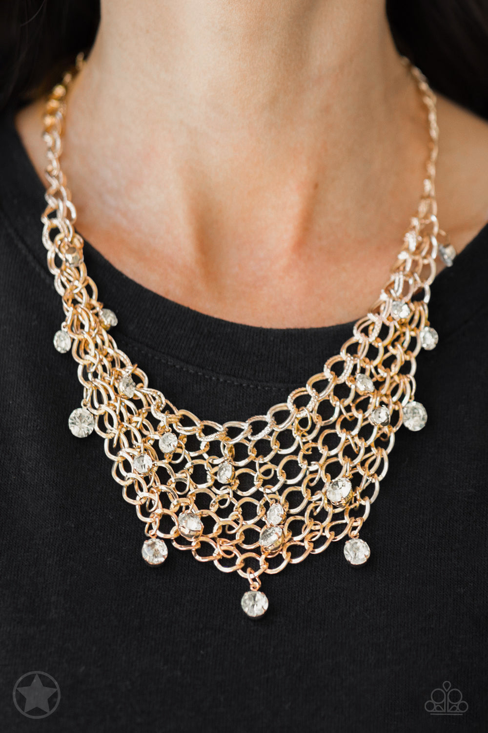 Fishing for Compliments - Gold - Paparazzi Necklace