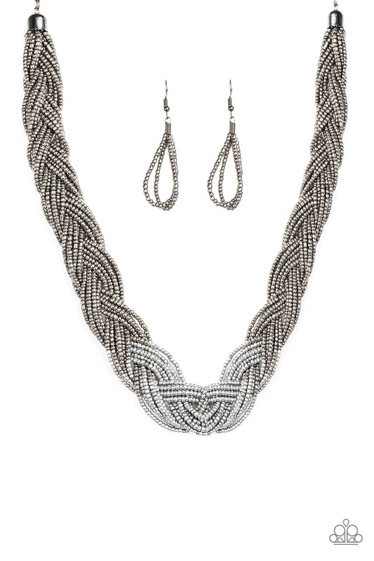 Brazilian Brilliance - Silver - Paparazzi Necklace