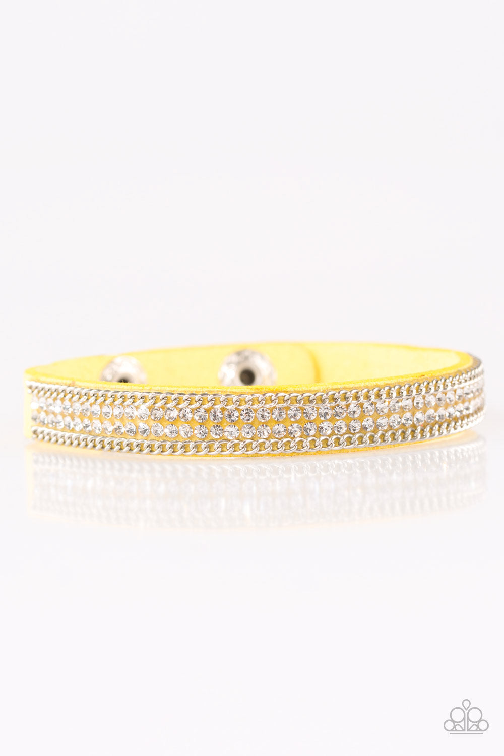 Babe Bling - Yellow - Paparazzi Bracelet