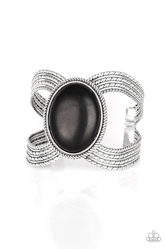 Coyote Couture - Black - Paparazzi Cuff Bracelet