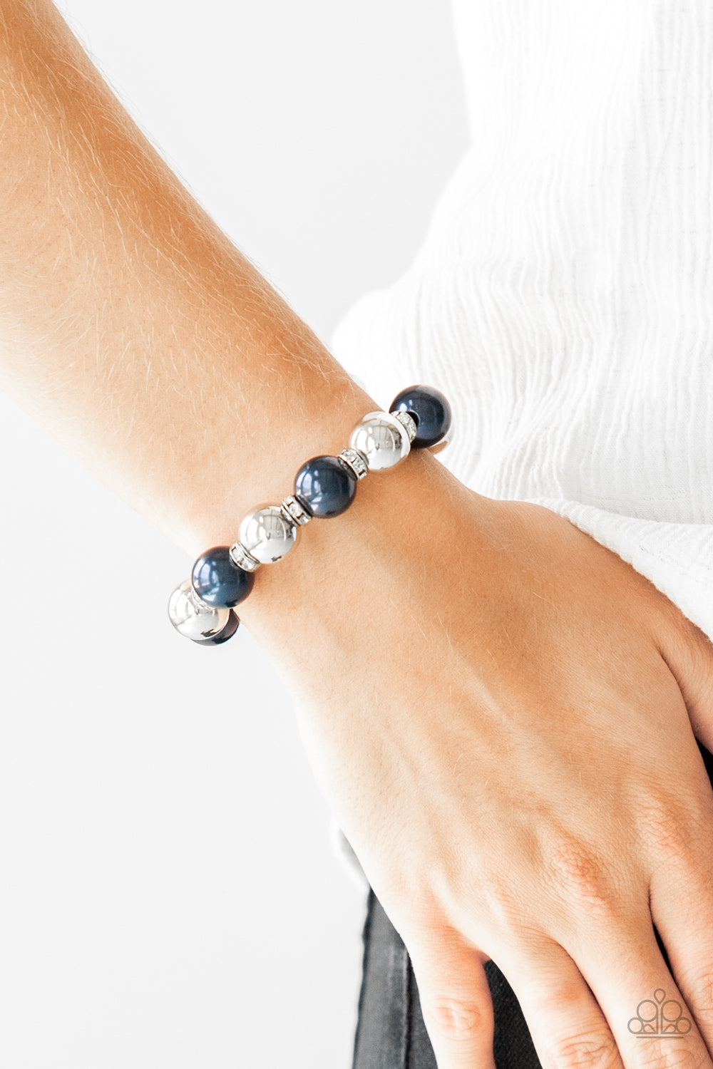 So Not Sorry - Blue Stretch Bracelet