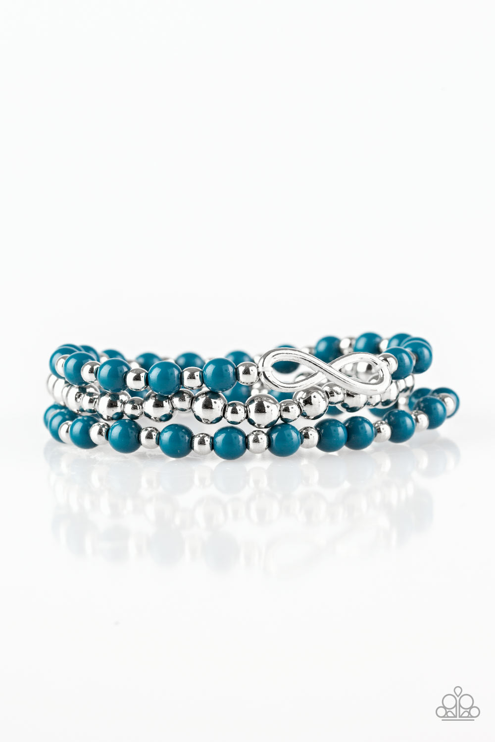 Immeasurably Infinite - Blue - Paparazzi Bracelet