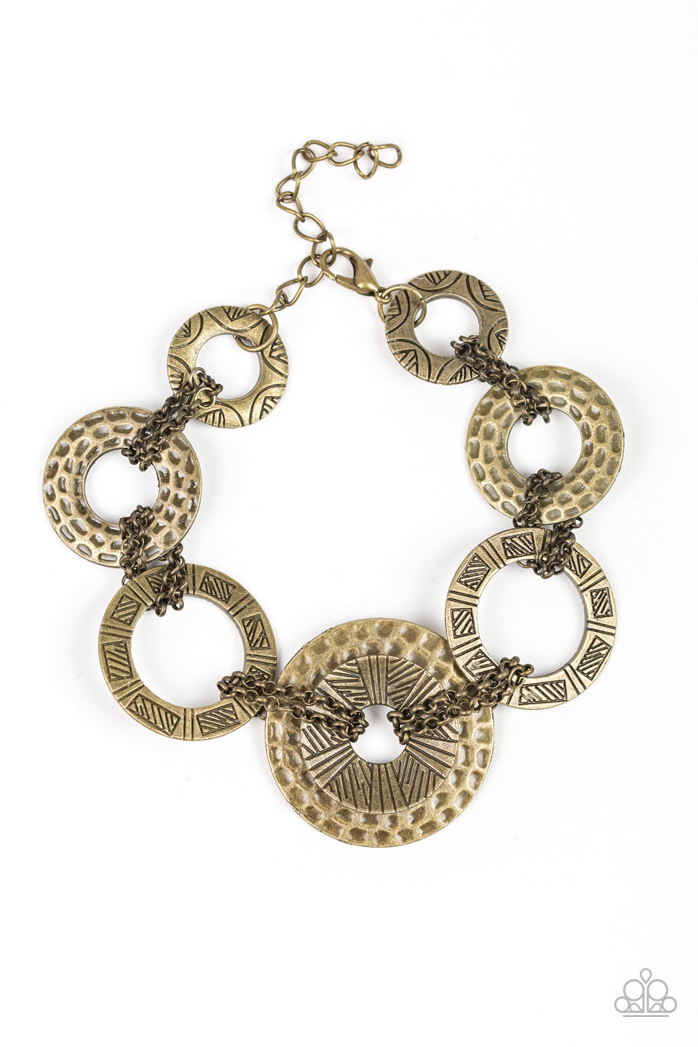 Way Wild - Brass - Paparazzi Bracelet