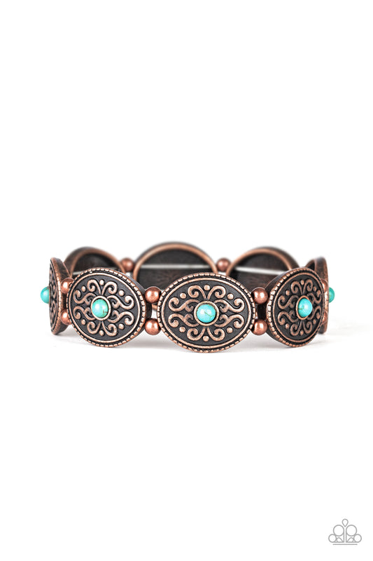 West Wishes - Copper - Paparazzi Bracelet