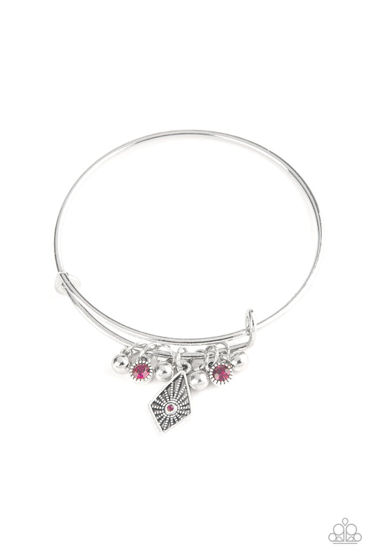 Treasure Charms - Pink - Paparazzi Bracelet