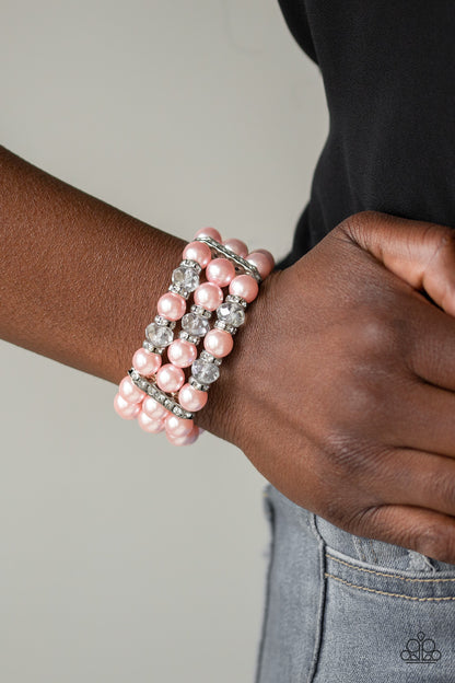 Undeniably Dapper - Pink - Paparazzi Bracelet