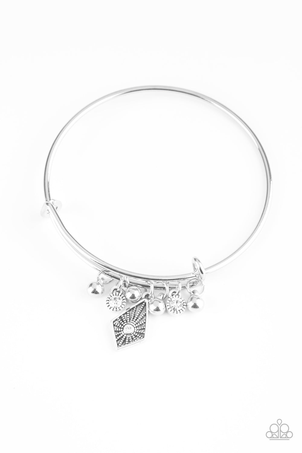 Treasure Charms - White - Paparazzi Bracelet