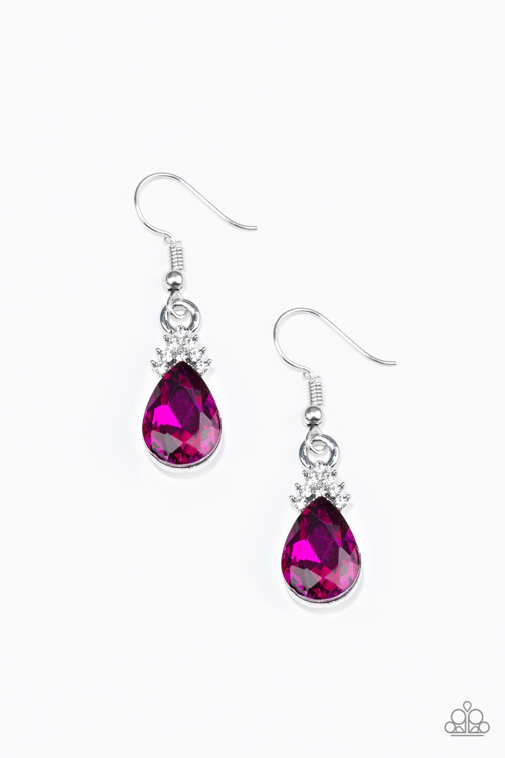 5th Avenue Fireworks - Pink - Paparazzi  Earrings