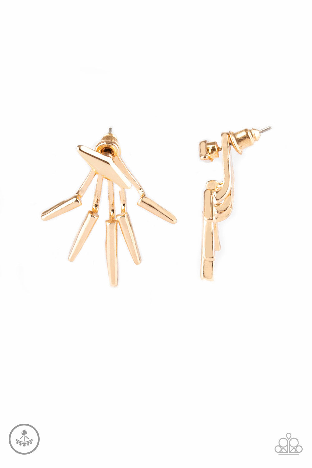 Extra Electric - Gold - Paparazzi  Earrings